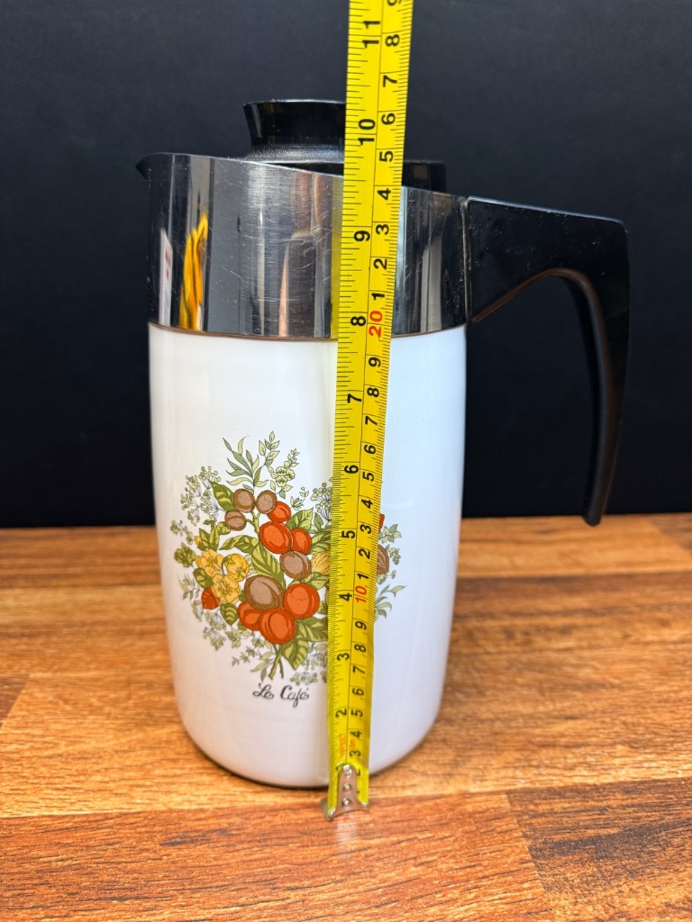 1970s CORNING Spice of Life Le Café 10 Cup Carafe E-1210-8 - Picture 16 of 16